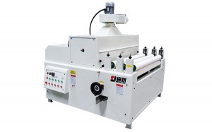 Back coating and curing machine