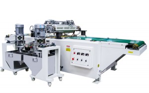 Two head curtain coater